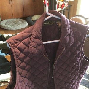 Eddie Bauer Purple Vest, Excellent condition